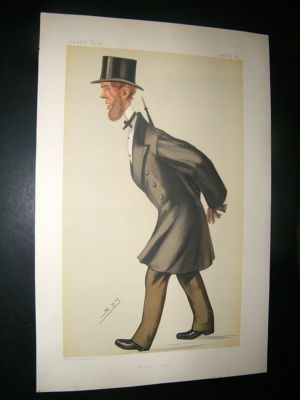 Vanity Fair Print: 1884 George C. Broderick, Teacher