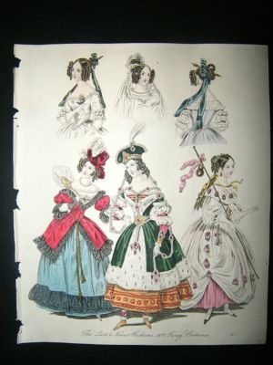 Fashion 1837 Fancy Costumes, Hand Col #45