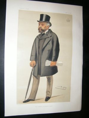 Vanity Fair Print: 1881 Earl Nelson, Clergy
