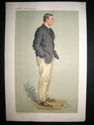 Vanity Fair Print: Robert C.Bourne, Rowing.