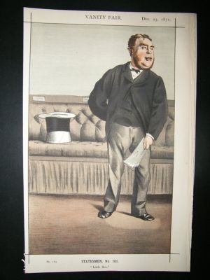Vanity Fair Print: 1871 Cavendish Bentinck, Caricature