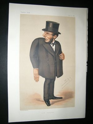 Vanity Fair Print: 1877 Joseph Gillis Bigger