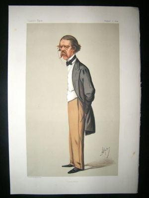 Vanity Fair Print: 1874, Sir Henry Thompson.