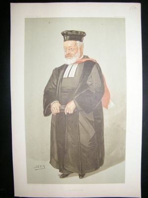Vanity Fair Print: 1904 Harmann Adler, Jewish Clergy.