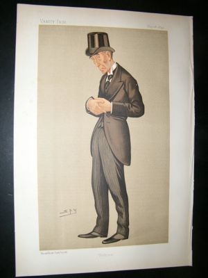 Vanity Fair Print: 1892 Gainsford Bruce, Legal