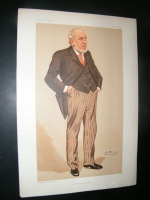 Vanity Fair Print: 1894 Charles Grey Mott, Railway