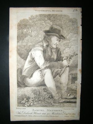 Samuel Mathews, Murdered Dylwich Hermit:1802 Portrait.