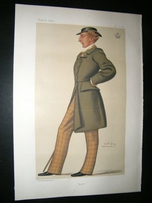 Vanity Fair Print: 1881 Lord Ribblesdale, Sport Rider