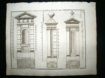 Architecture:1741 Dorick Corinthian Gate Piers Langley