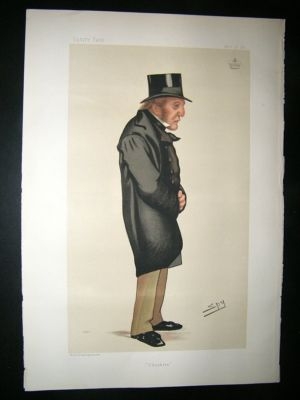 Vanity Fair Print: 1881 Lord Tollemache, Spy Cartoon