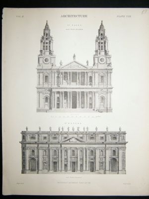 Architecture: C1880 Print. Encyclopaedia Britannica