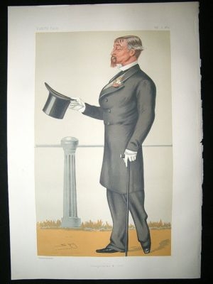 Vanity Fair Print: 1879 Maj. Gen. Craufurd Fraser