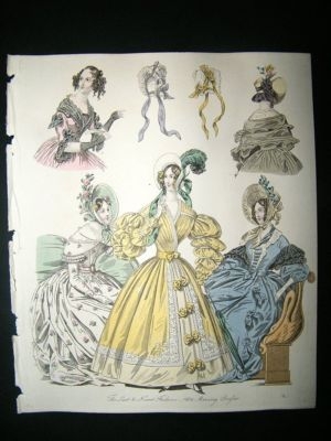 Fashion 1836 Morning Dresses Hand Col #38