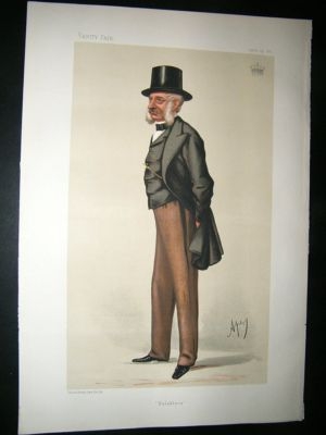 Vanity Fair Print: 1881 Earl of Lucan, Crimea