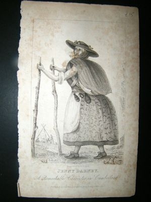 Jenny Darney, Cumberland Character:1821 Portrait.