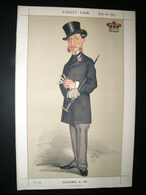 Vanity Fair Print: 1873 Lord Colville of Culross