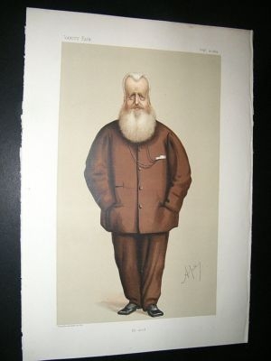 Vanity Fair Print: 1874 James Hudson, Ambassador