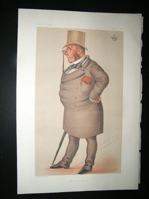 Vanity Fair Print: 1877 Viscount Falmouth, Turf Devotee