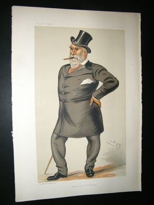 Vanity Fair Print: 1882 Col. Charles Hug Lindsay