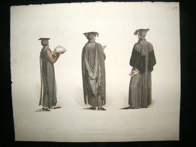 Ackermann Males Fashion: 1814 Hand Col, Bachelor Of Div