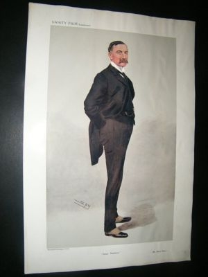 Vanity Fair Print: 1908 Oliver Robert Hawke Bury, Rail.