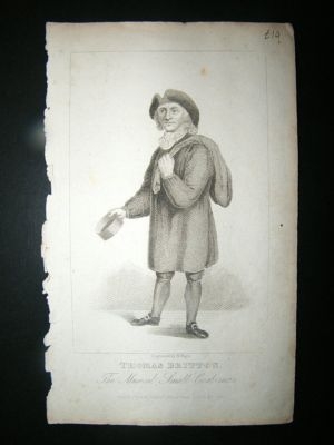 Thomas Britton, Musical Small Coal-Man:C1820 Portrait