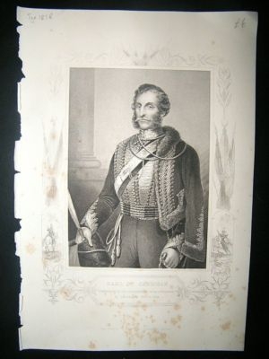 Military Portrait:1858 Earl Of Cardigan, Crimea.