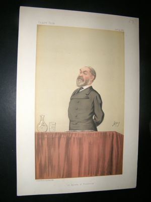 Vanity Fair Print: 1886 Frederick Harrison, Clergy