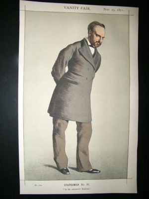 Vanity Fair Print: 1871 Charles Wentworth Dilke