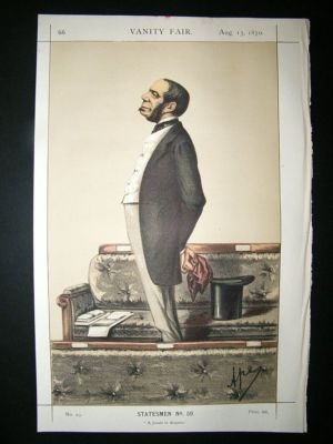 Vanity Fair Print: 1870 C. N. Newdegate, Politics
