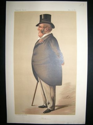 Vanity Fair Print: 1888 James Brand.