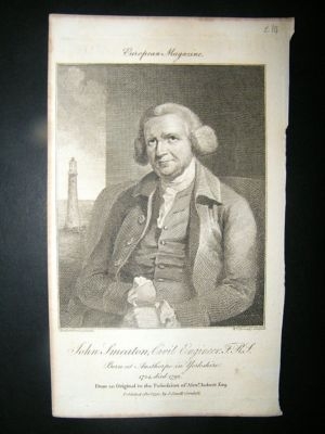 John Smeaton, Civil Engineer:1792 Portrait.