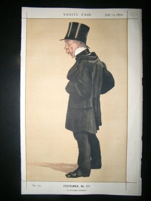 Vanity Fair Print: 1872 George Leeman, Caricature