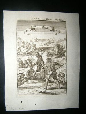 North Africa: 1717 Shara Desert, Mallet Print.