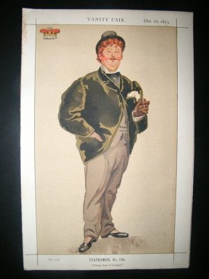 Vanity Fair Print: 1873 Duke of Hamilton