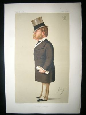 Vanity Fair Print: 1874,  Henry Drummond Wolff.