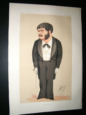 Vanity Fair Print: 1874 Arthur Sullivan Music.