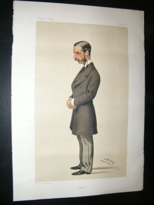 Vanity Fair Print: 1881 Marquiss of Hamilton