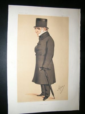 Vanity Fair Print: 1874 Joseph Warner Henley