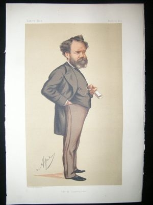 Vanity Fair Print: 1875 Edward James Reed