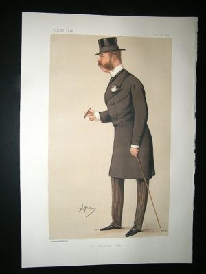 Vanity Fair Print: 1877 Gen. Charles Henry Ellice