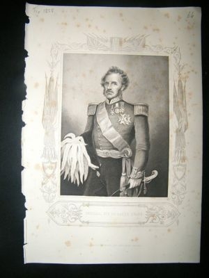 Military Portrait:1858 Gen Sir De Lacey Evans, Crimea.