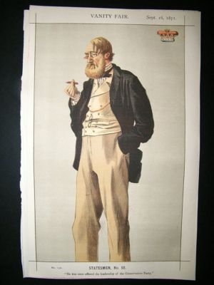 Vanity Fair Print: 1871 Duke of Rutland