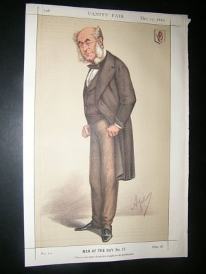 Vanity Fair Print: 1870 William Fergusson, Doctor