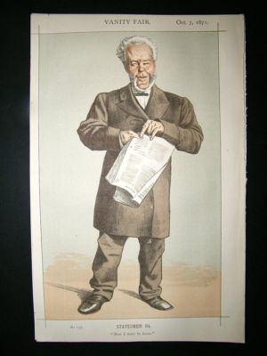 Vanity Fair Print: 1871 Alderman Lusk