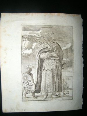 Africa: 1717 Costume, Mallet Title Page.