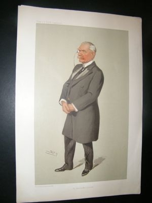 Vanity Fair Print: 1905 Antony Macdonnell, Spy Cartoon