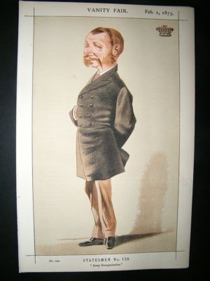 Vanity Fair Print: 1873 Earl of Galloway, Caricature