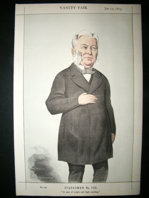Vanity Fair Print: 1873 Robert Wigram Crawford, Banker