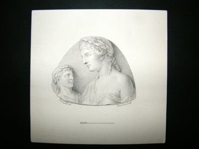 Bartlozzi after Cipriani: 1845 Stipple Engraved Gem